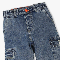 Boys Relaxed Fit Heavily Washed Joggers