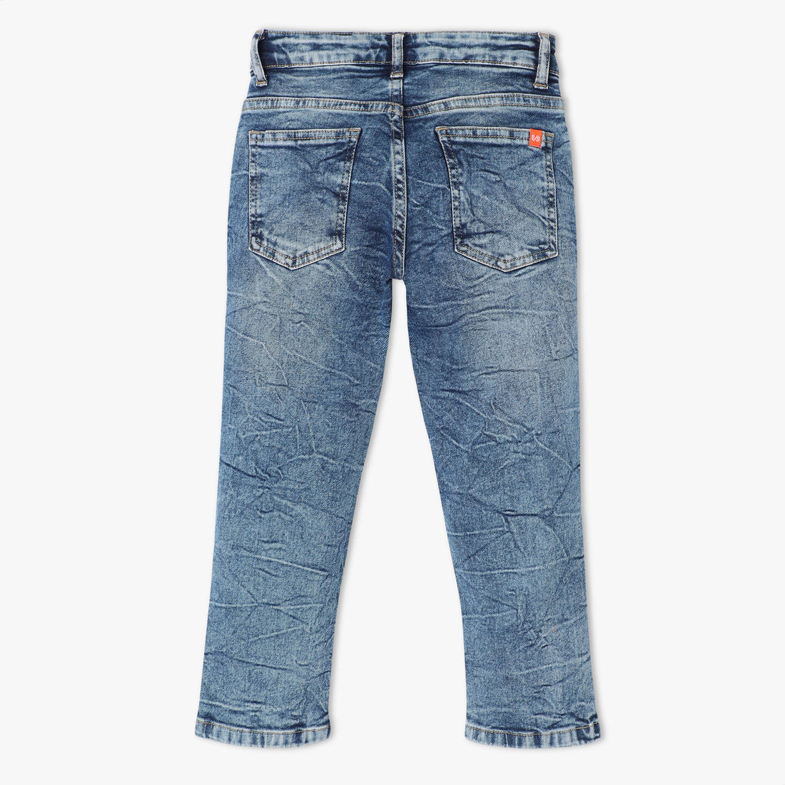 Slim Fit Solid Full Length Mid Rise Jeans