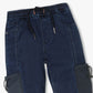 Relaxed Fit Boys Indigo Jogger with Drawcord and Toggle Detailng