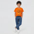 Boys Cut And Sew Denim Jogger
