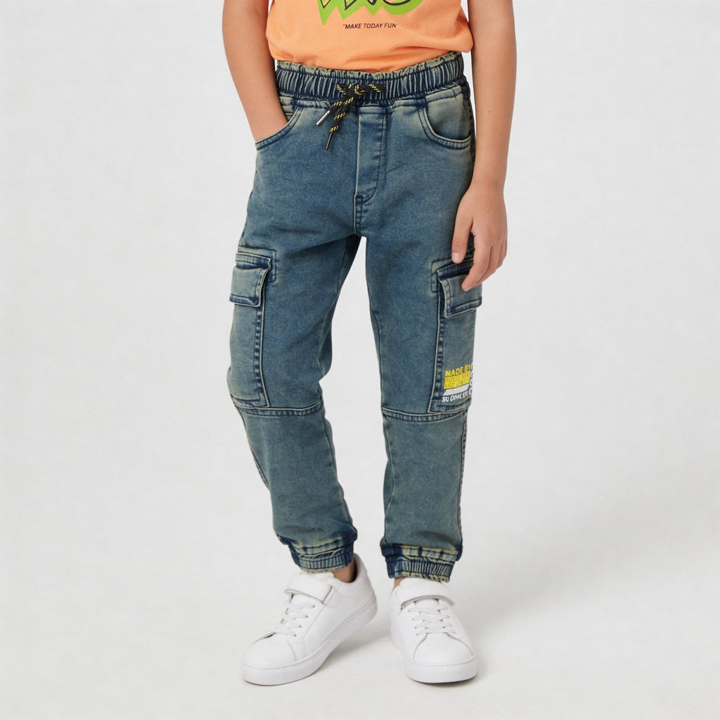 Boys Pull On Jogger With Cargo Pockets