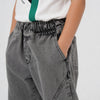 Boys Comfortabel Loose Fit Cargo Jorts With Heavily Washed
