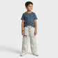 Boys Solid Baggy Fit Mid Rise Jeans
