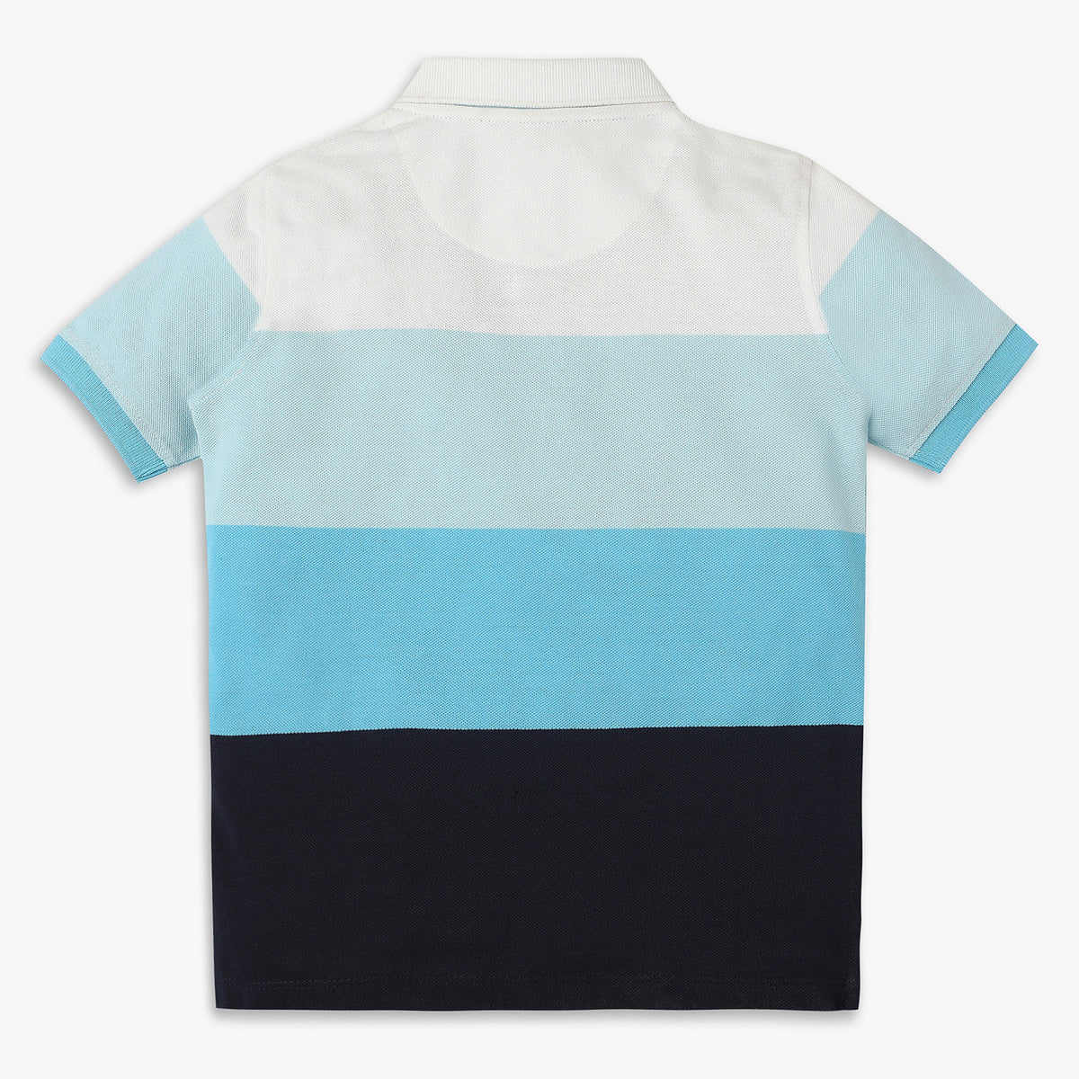 Boys Regular Fit Striped Polo T-Shirt