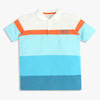 Boys Striped Sport Polo T-Shirt