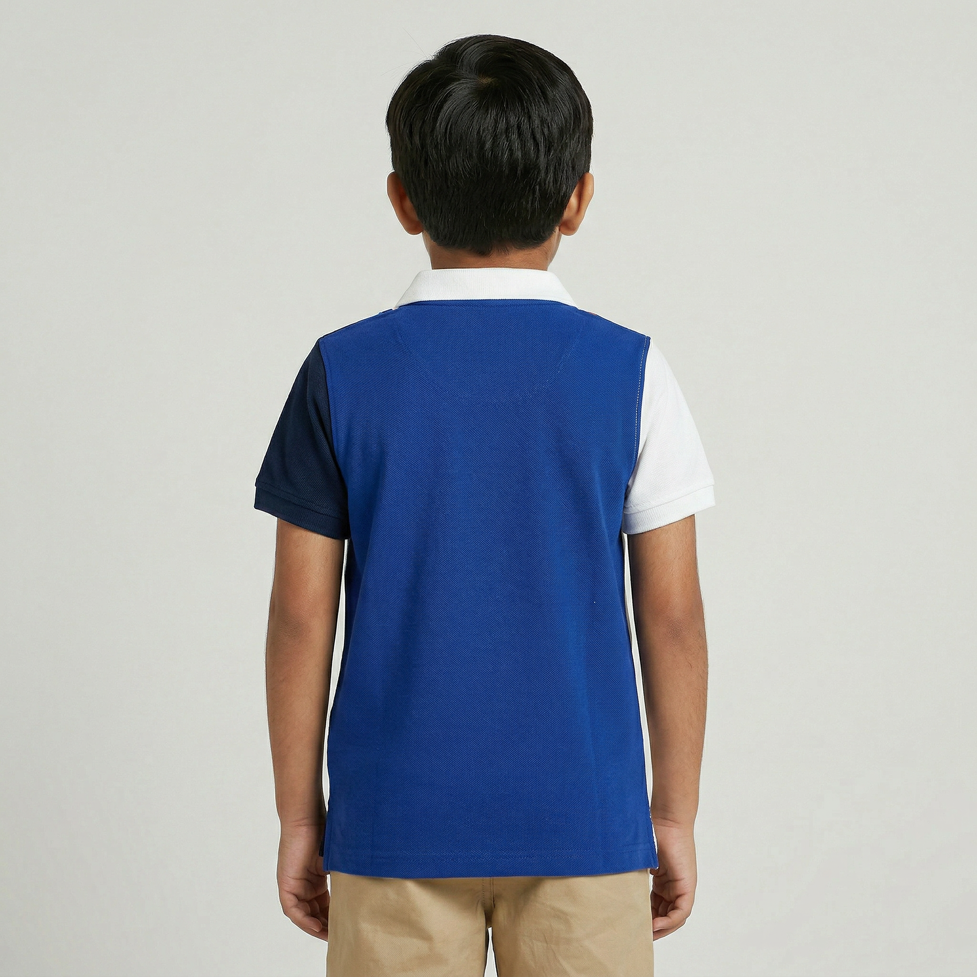 Boys Cut and Sew Sport Polo T-Shirt