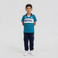 Boys Cut And Sew Collar Sport Polo T-Shirt