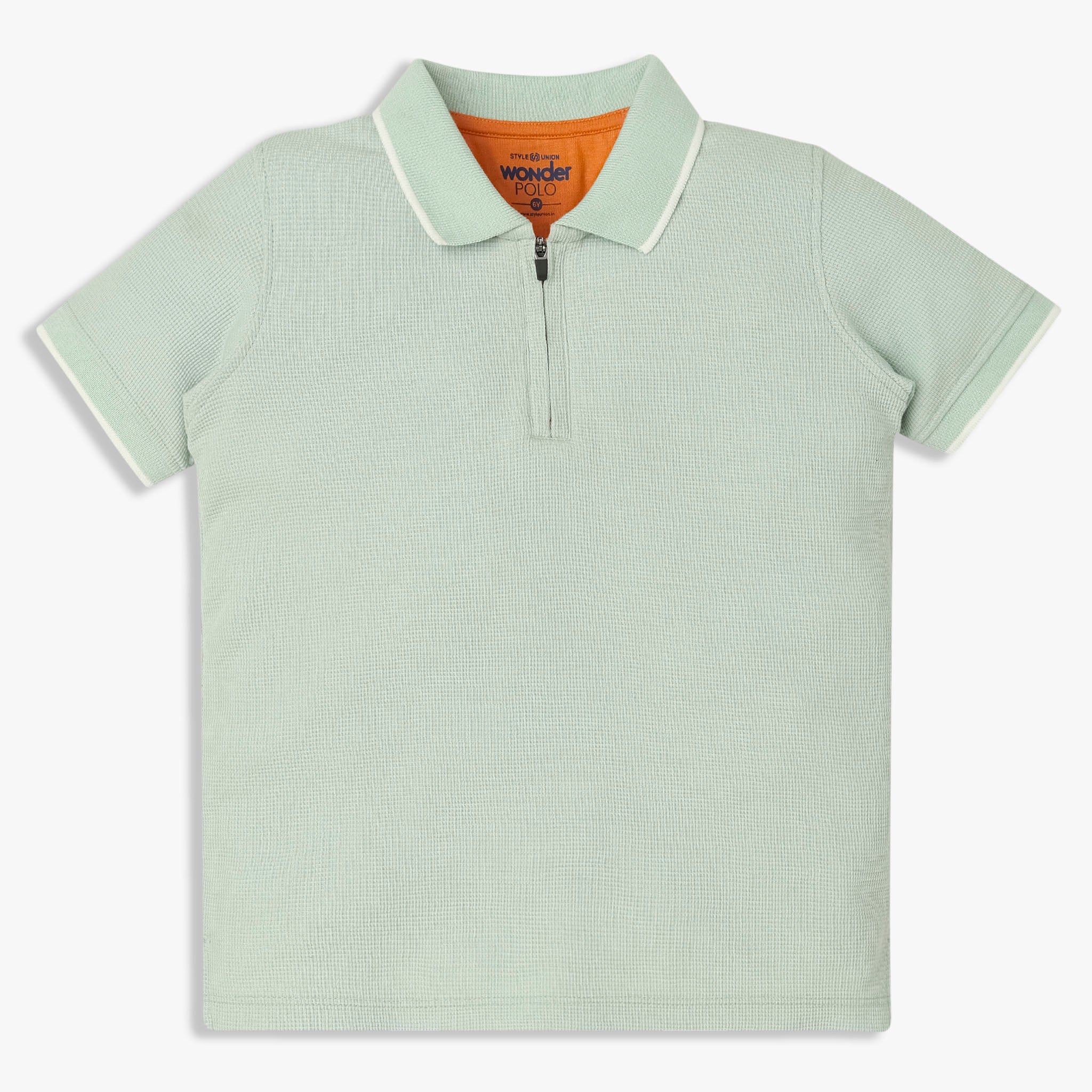 Boys Solid Polo T-Shirt