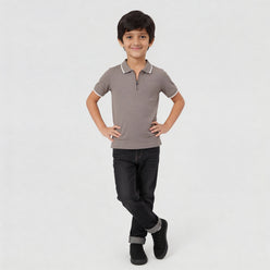 Cotton Polyester Elastane Solid Half Sleeve T-Shirt