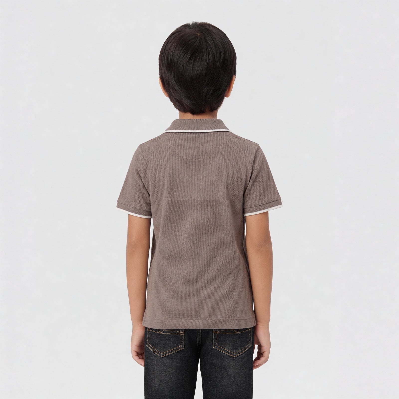 Cotton Polyester Elastane Solid Half Sleeve T-Shirt