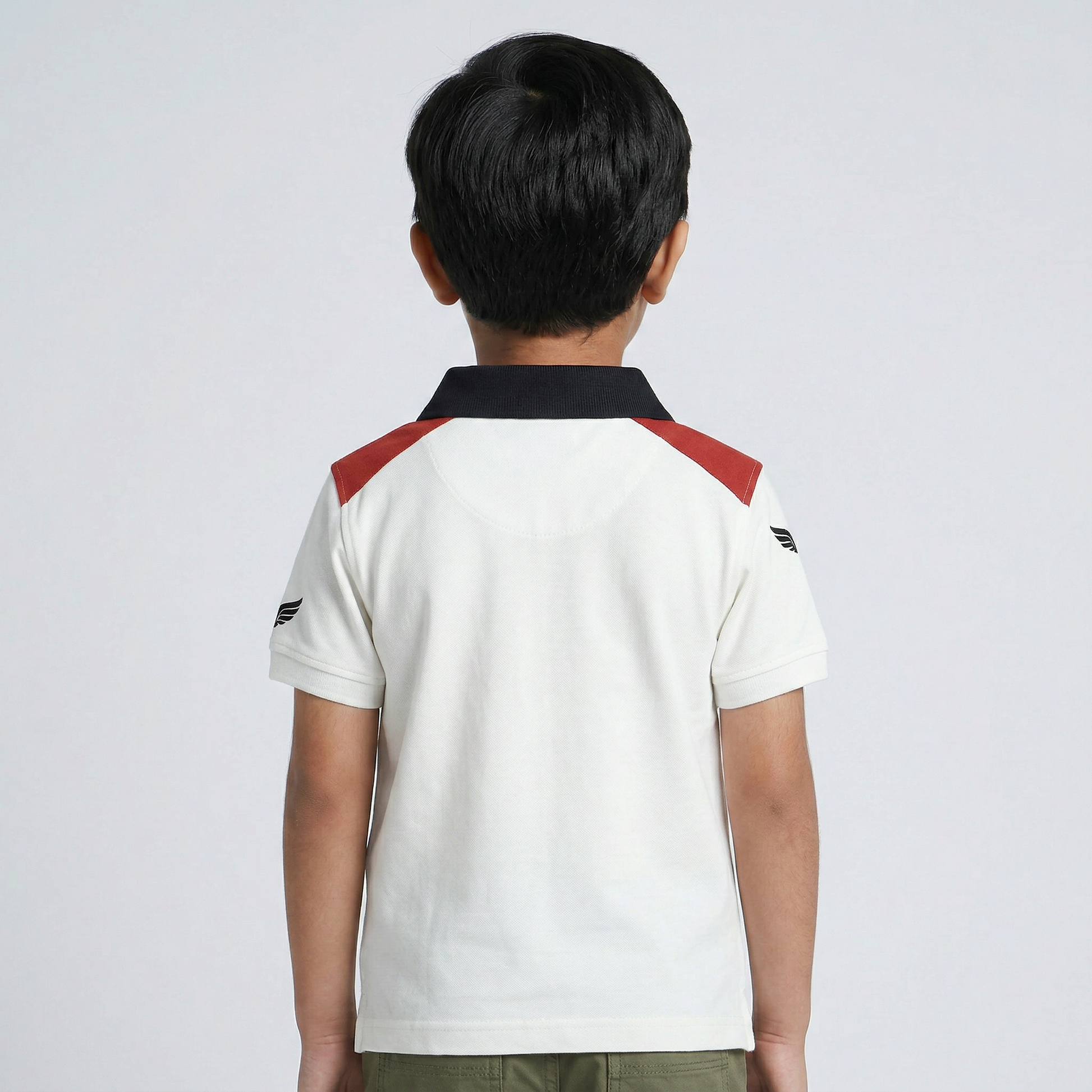 Boys Cut and Sew Sport Polo T-Shirt
