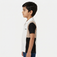 Boys Woven Cut and Sew Polo T-Shirt