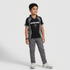 Boys Woven Cut and Sew Polo T-Shirt
