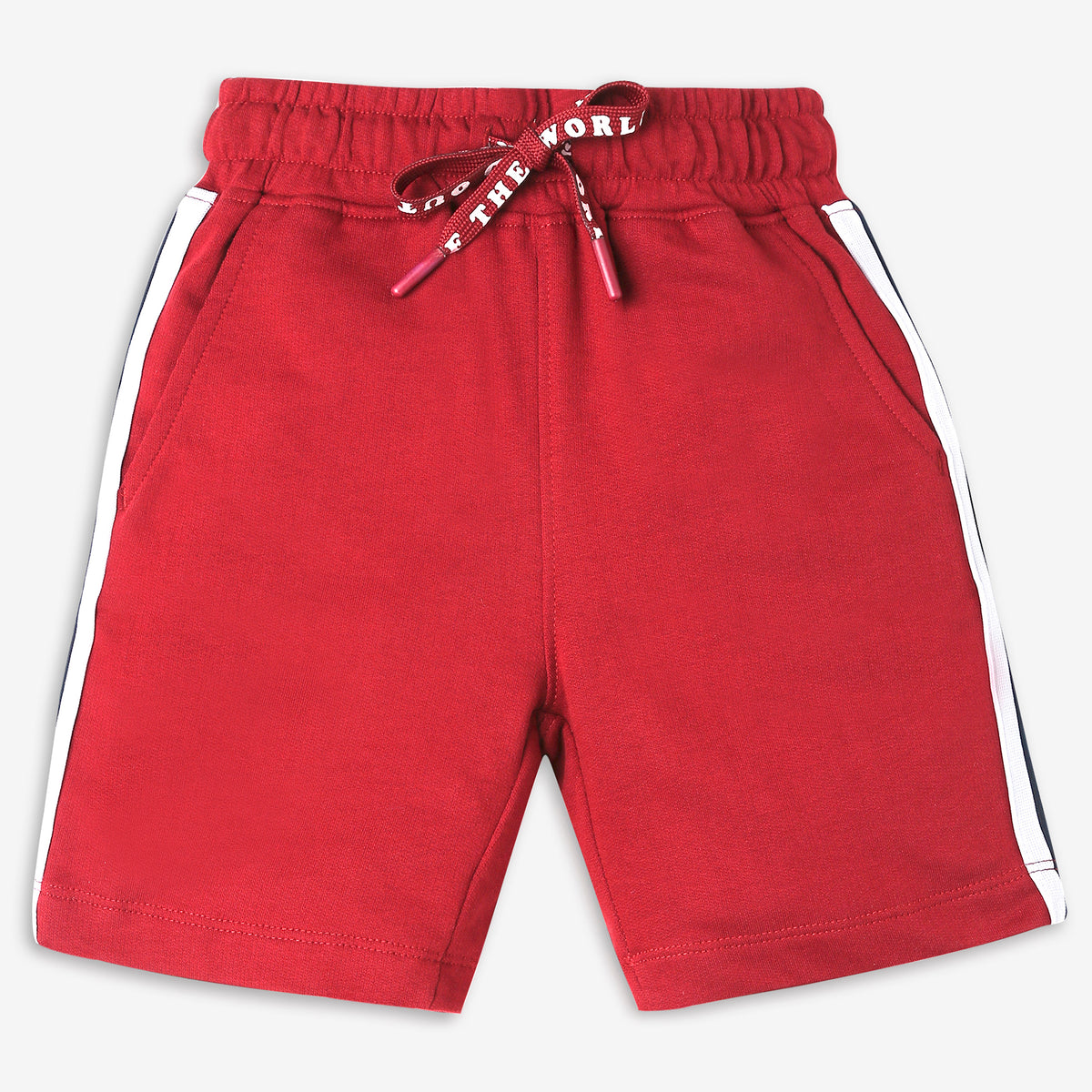 Boys Regular Fit Solid Mid Rise Shorts