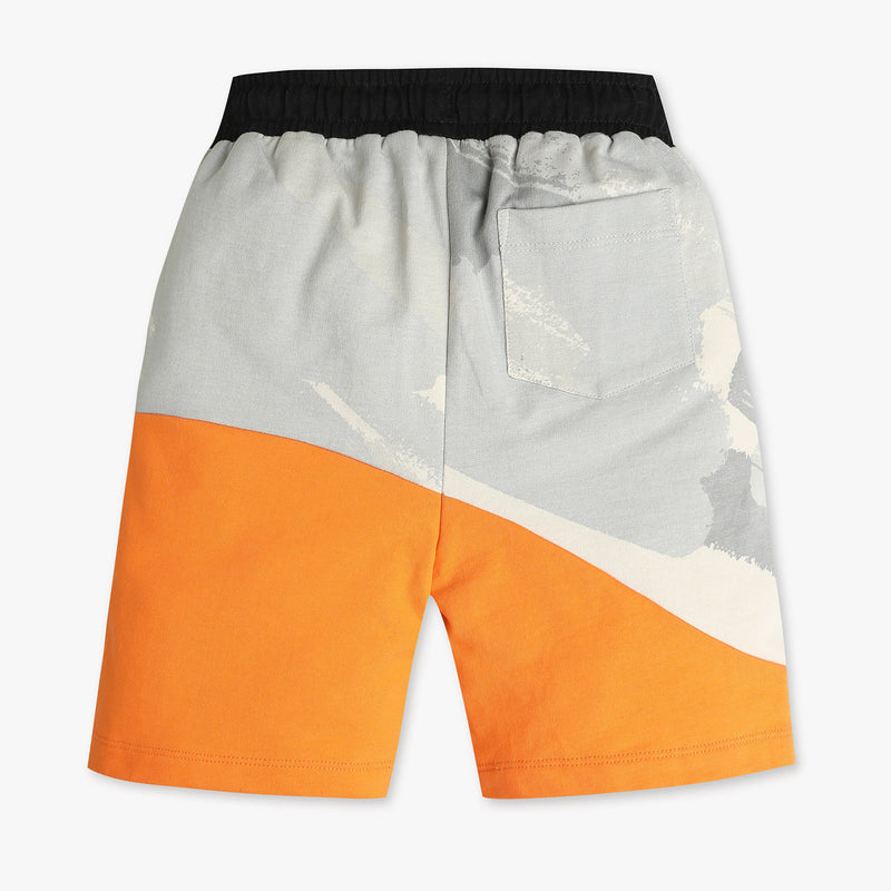 Boys Cut and Sew Knee Length Shorts