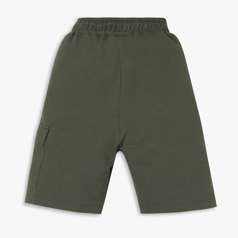 Boys Regular Fit Solid Shorts