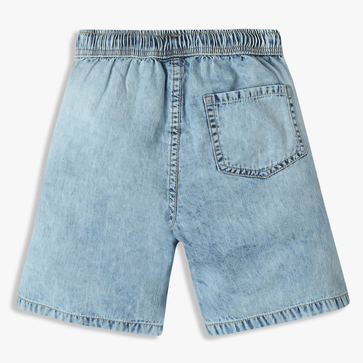 Boys Solid Above Knee Fully Elasticated with Drawcord Shorts