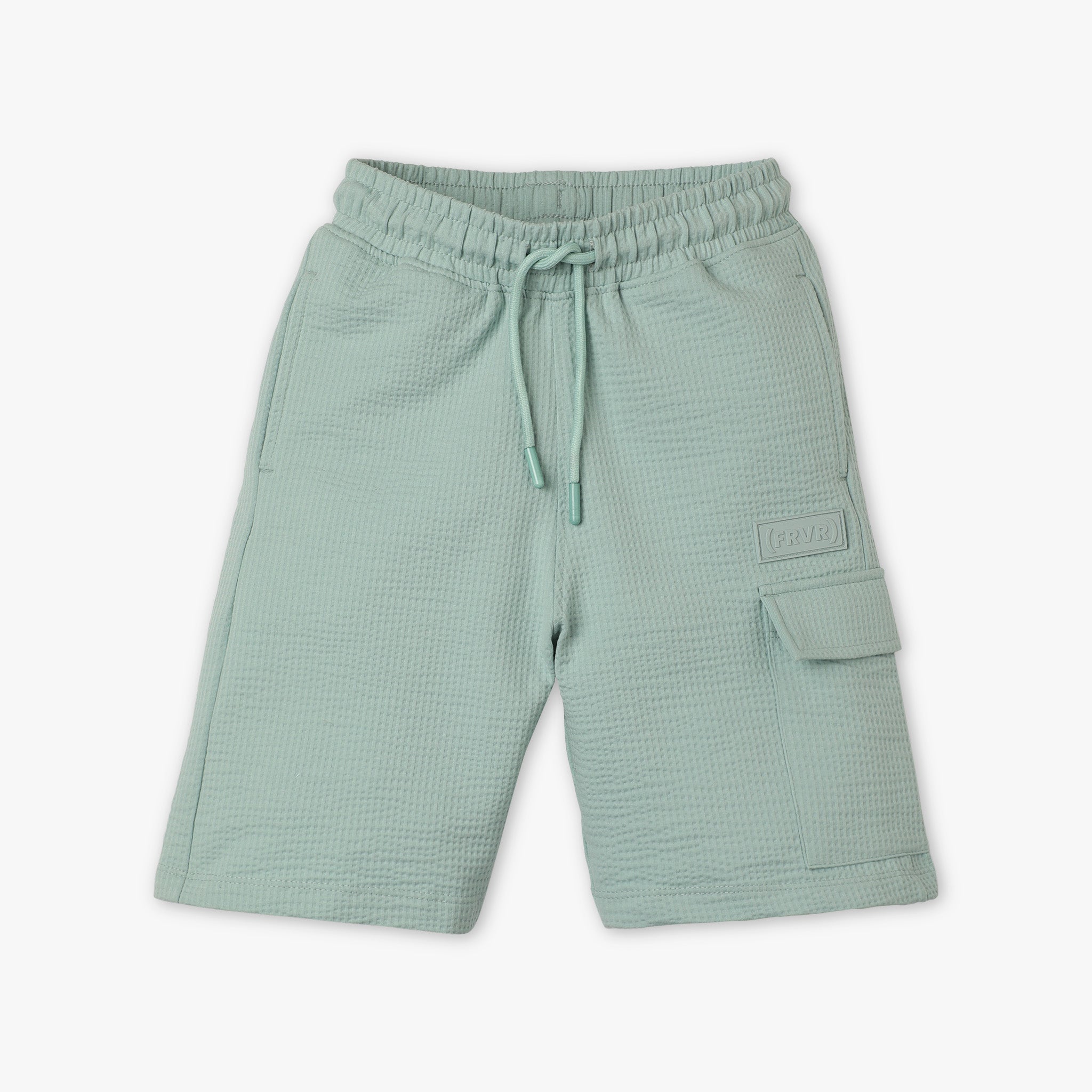 Boys Regular Fit Solid Mid Rise Shorts