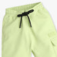 Boys Structured Knee Length Cargo Pocket Shorts