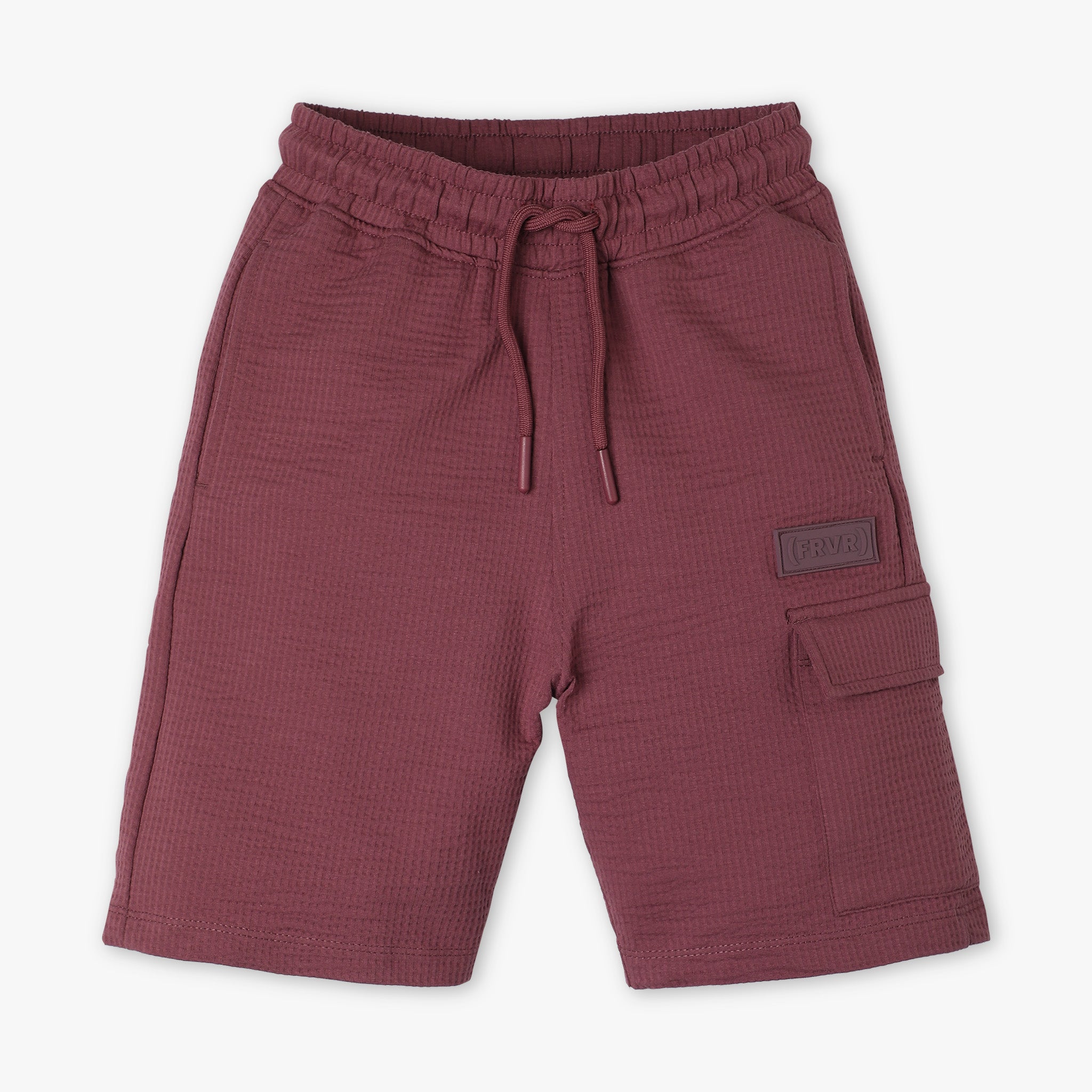 Boys Regular Fit Solid Mid Rise Shorts