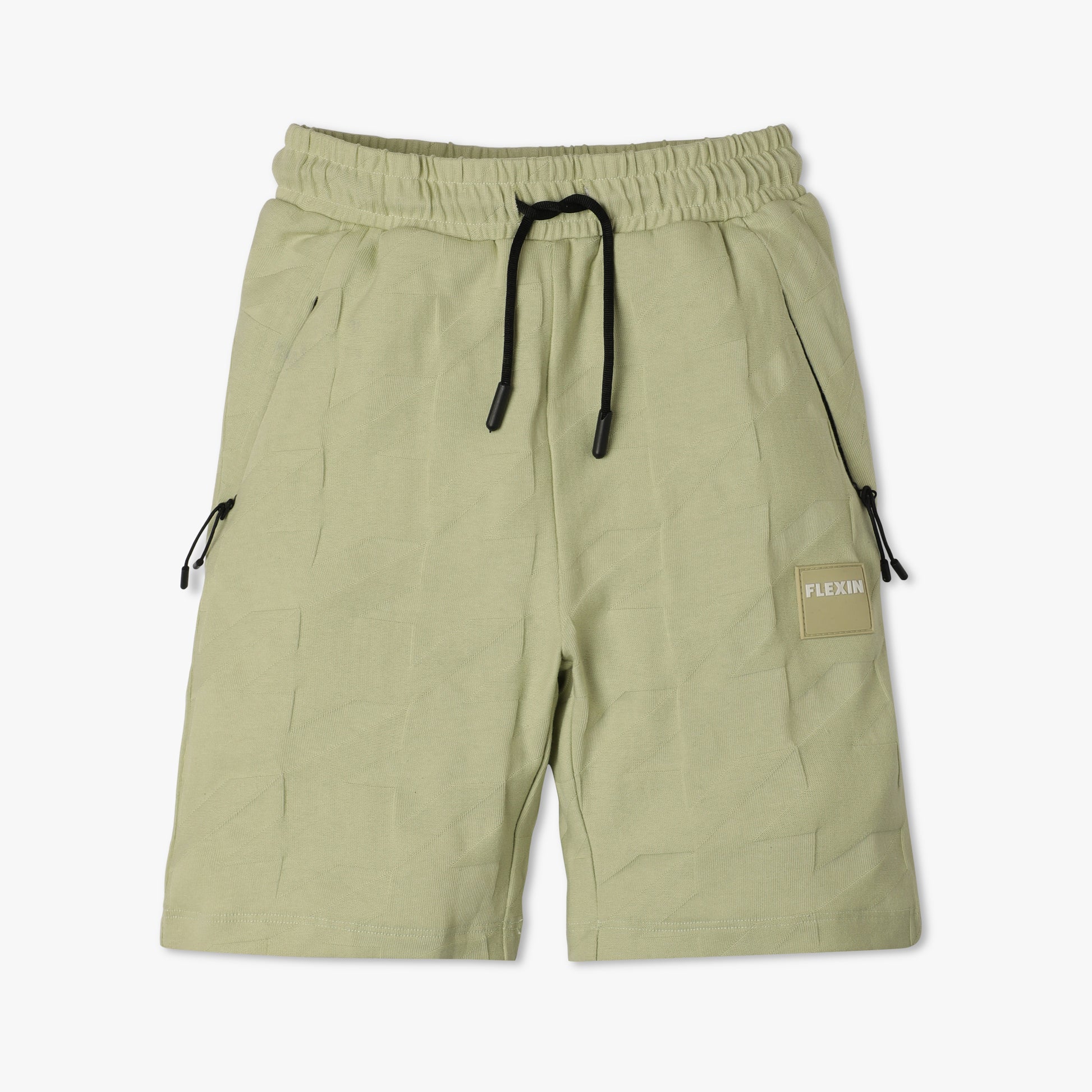 Boys Regular Fit Solid Mid Rise Shorts