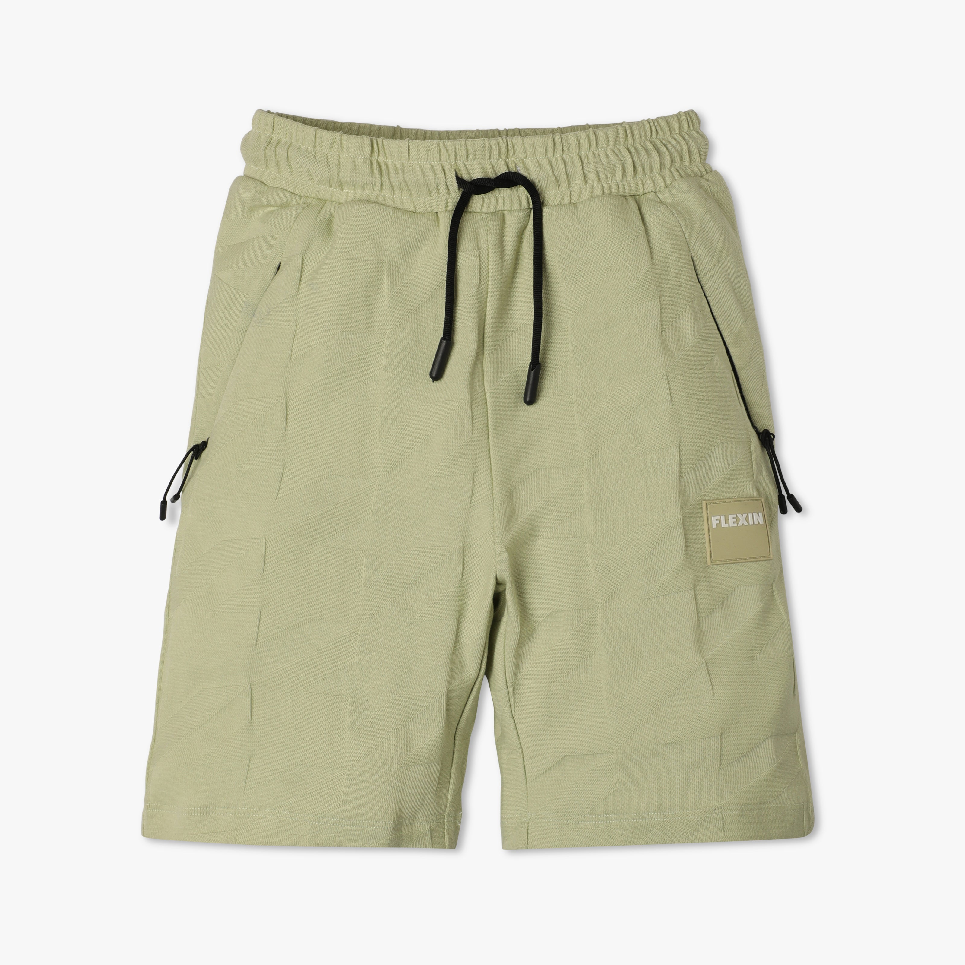 Boys Regular Fit Solid Mid Rise Shorts