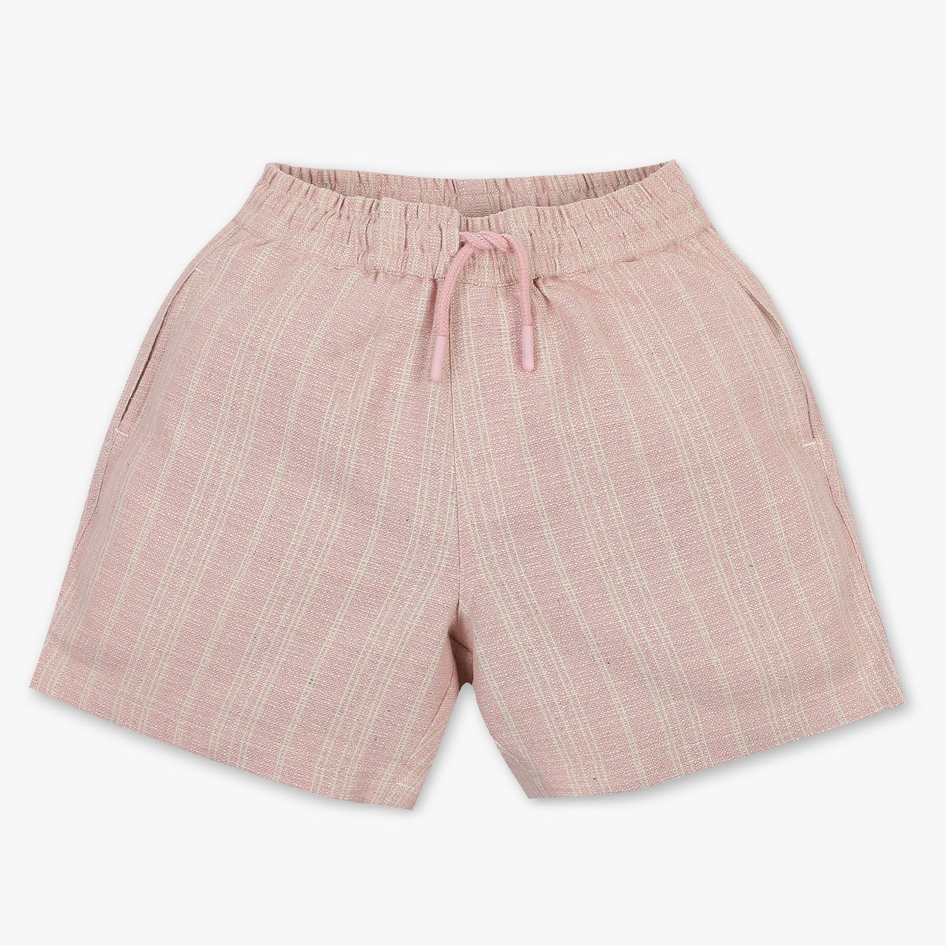 Boys Cotton Fabric Striped Shorts