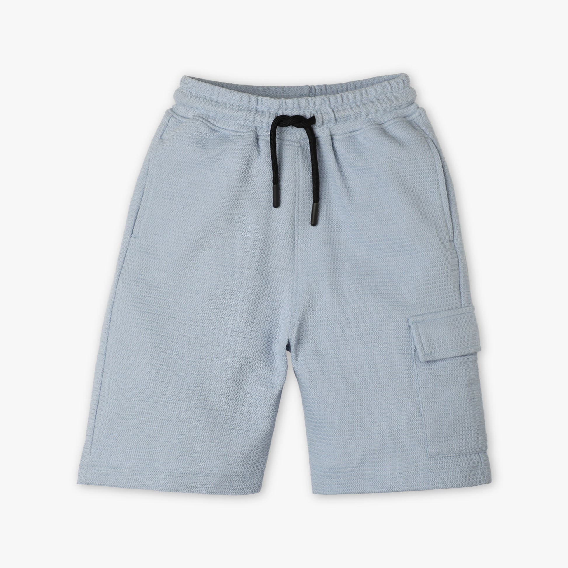 Boys Regular Fit Solid Mid Rise Shorts