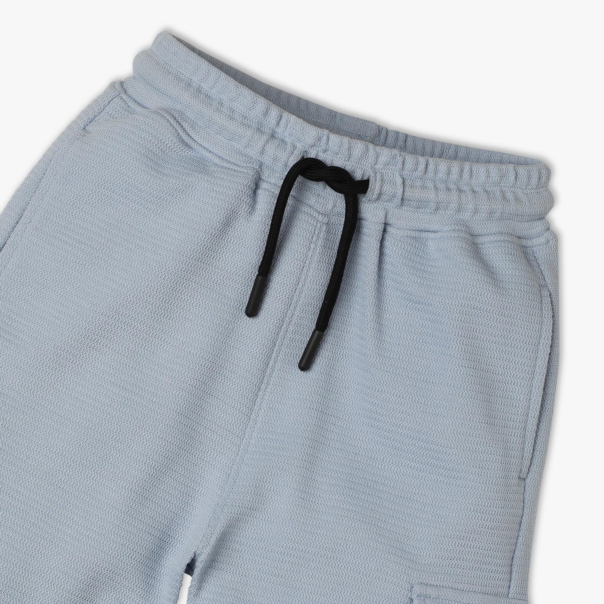 Boys Regular Fit Solid Mid Rise Shorts