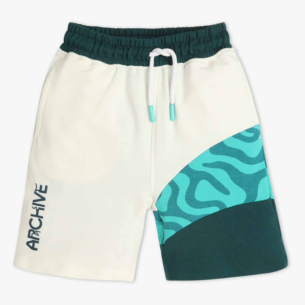 Boys Knee Length All Over Printed Shorts