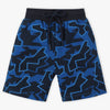 Boys Regular Fit All Over Print Knee Length Mid Rise Shorts