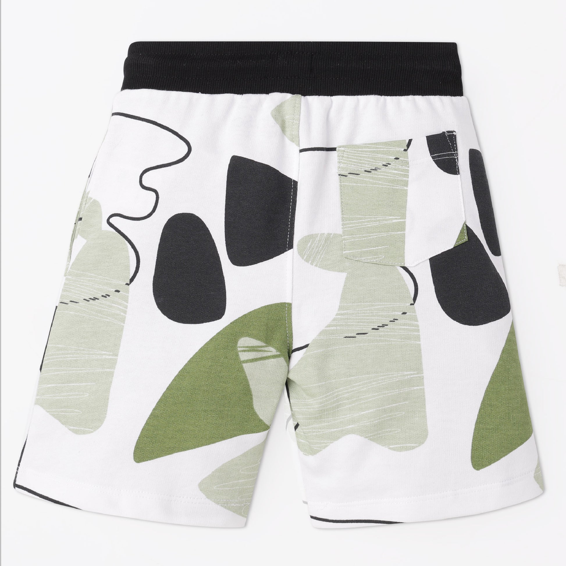 Boys Knee Length All Over Printed Uniset Shorts