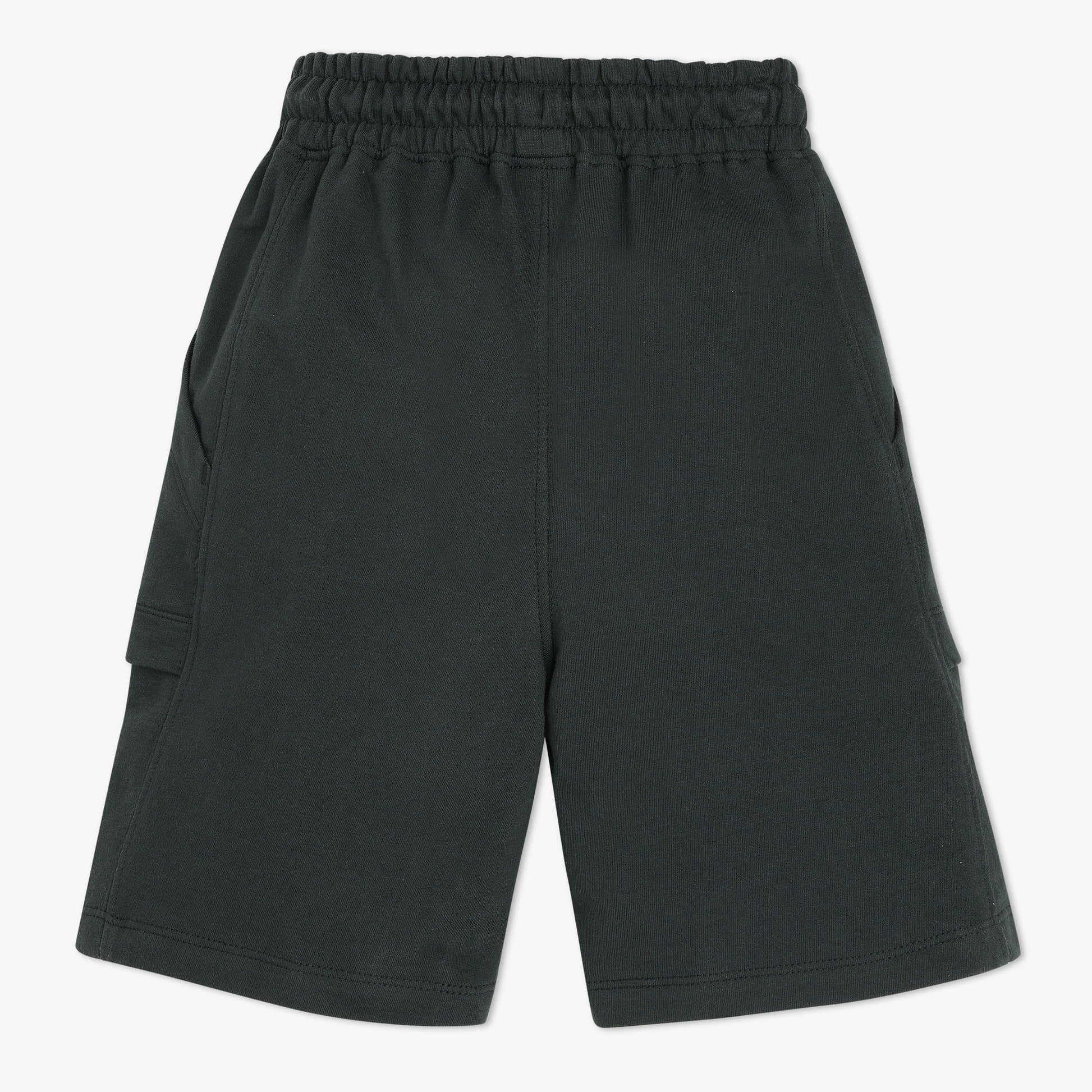 Boys Solid Knee Length Shorts