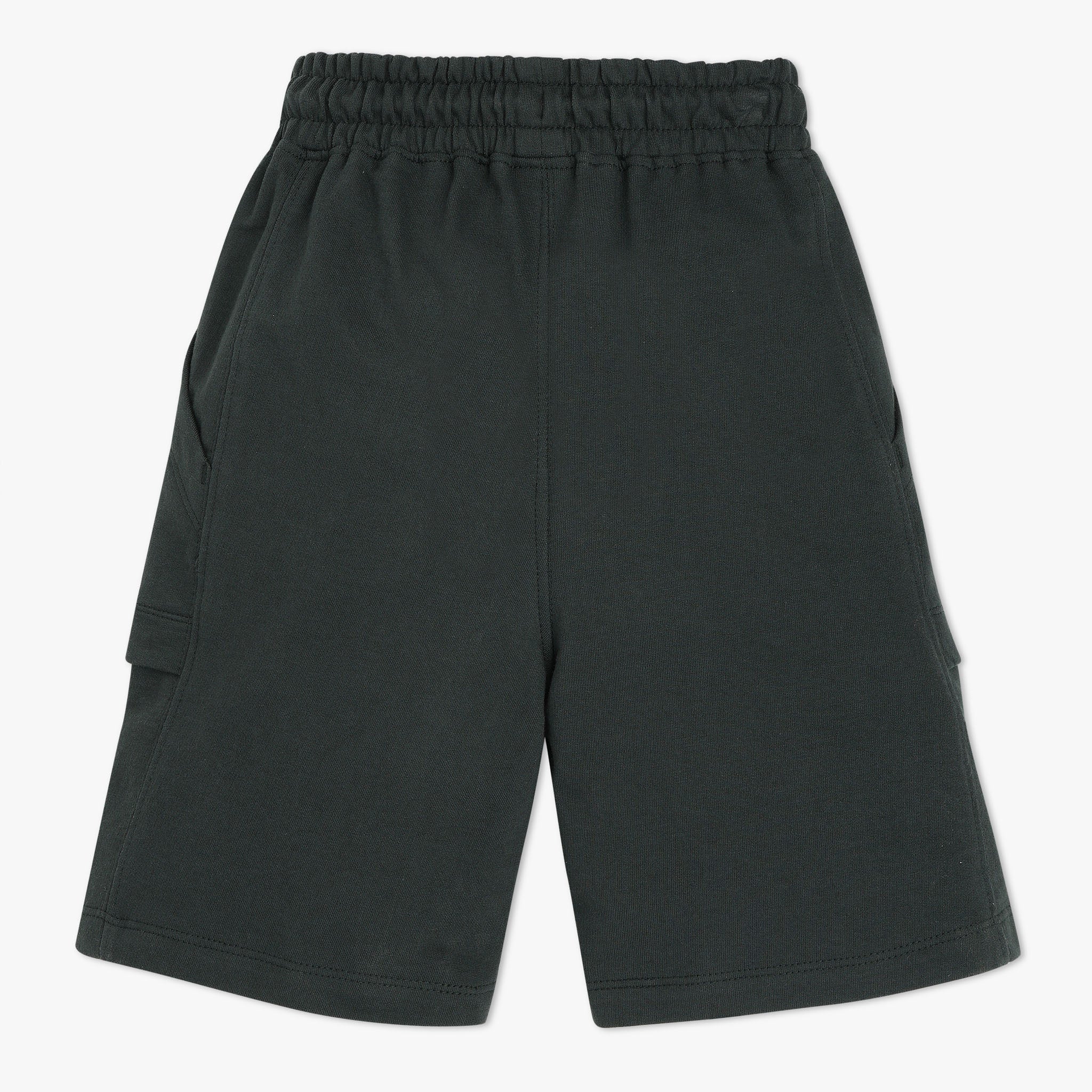 Boys Solid Knee Length Shorts