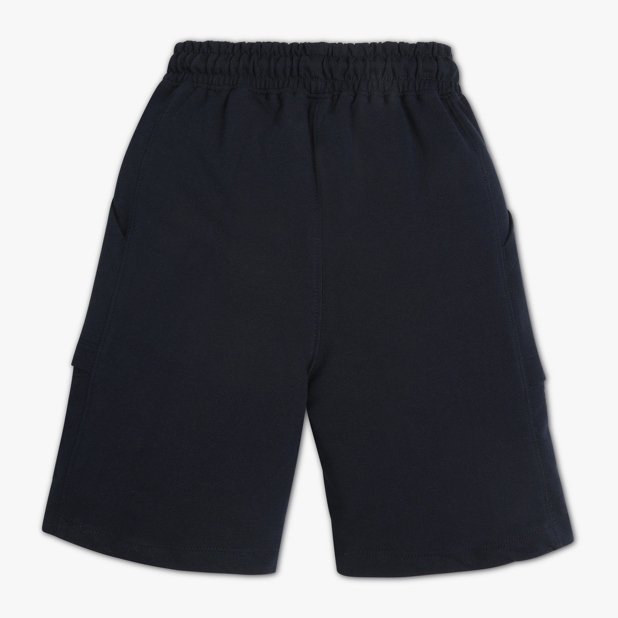Boys Solid Knee Length Shorts
