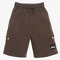 Boys Solid Knee Length Shorts