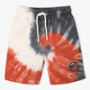Boys Regular Fit Tie - Dye Knee Length Mid Rise Shorts