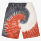Boys Regular Fit Tie - Dye Knee Length Mid Rise Shorts