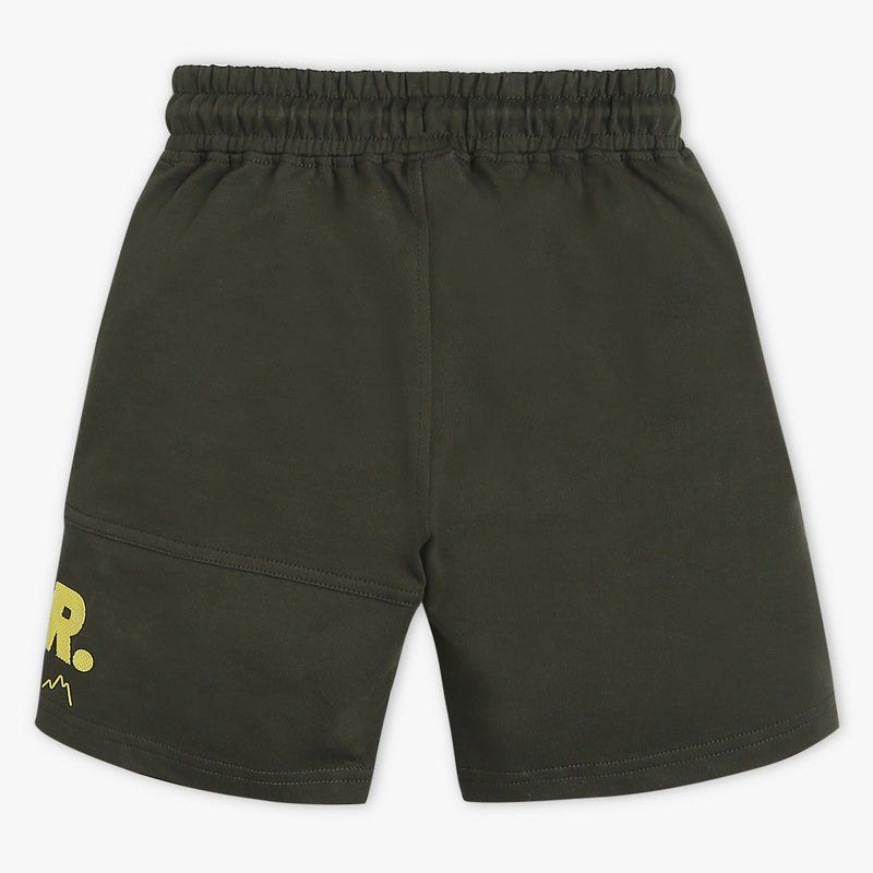 Regular Fit Solid Knee Length Mid Rise Shorts