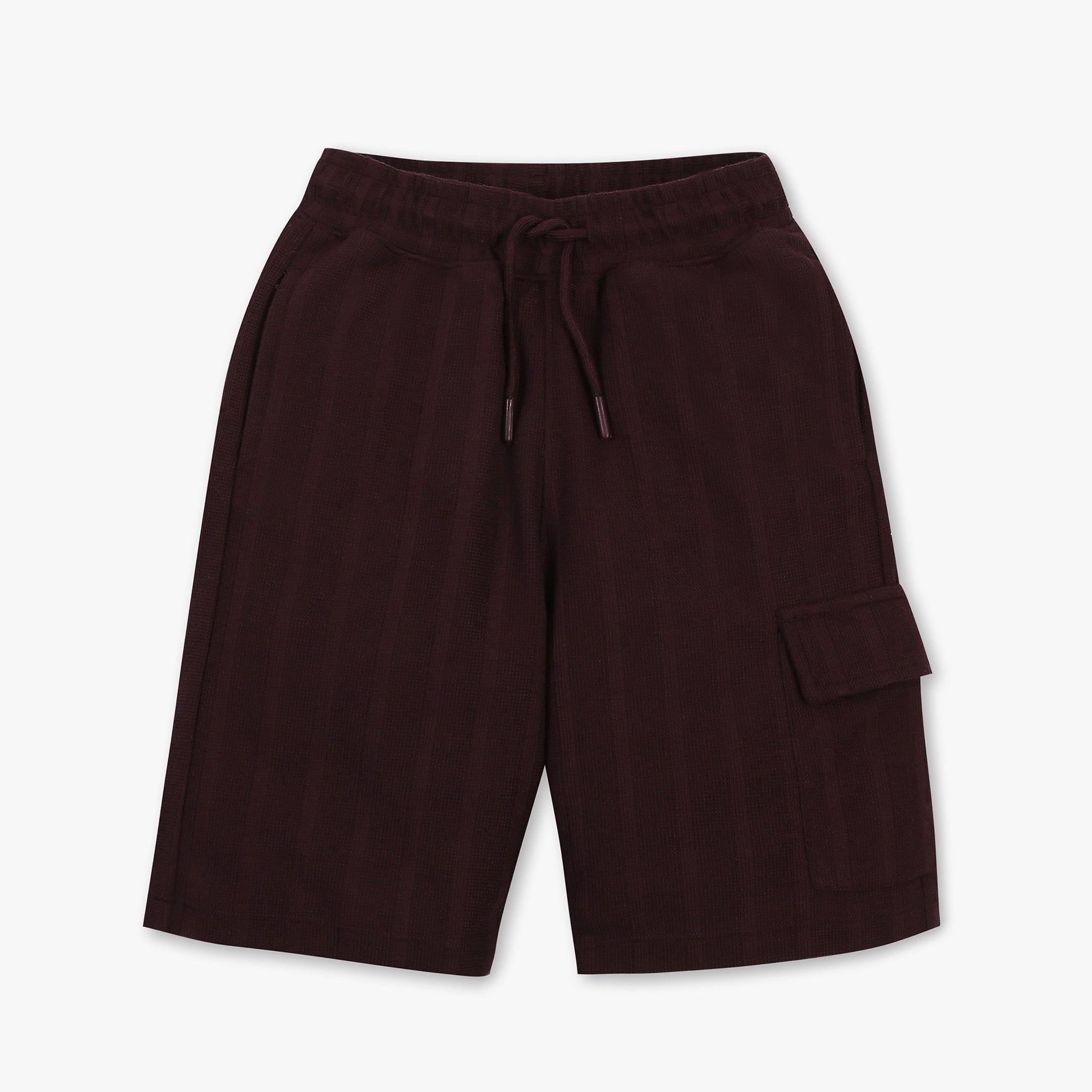 Boys Cotton Fabric Knee-Length Shorts
