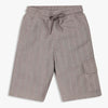 Boys Solid Knee Length Shorts