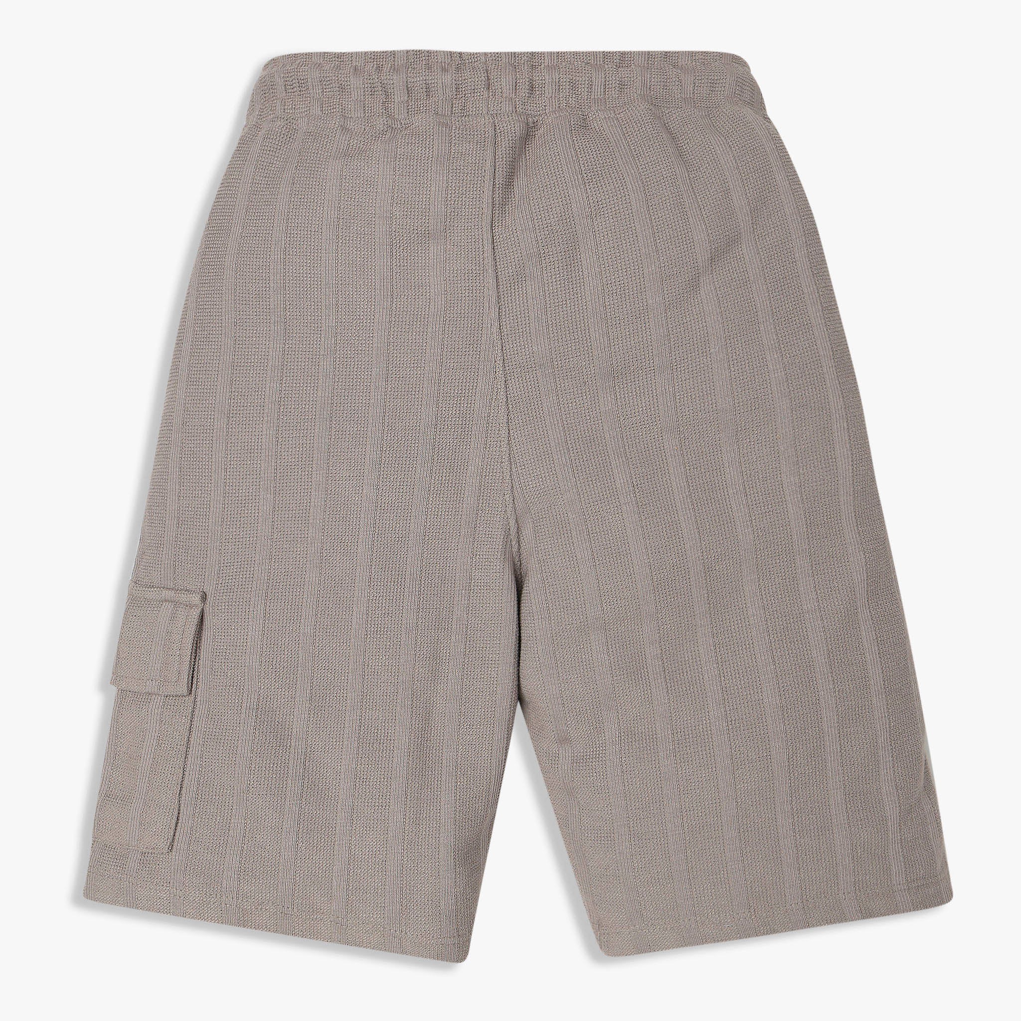 Boys Solid Knee Length Shorts