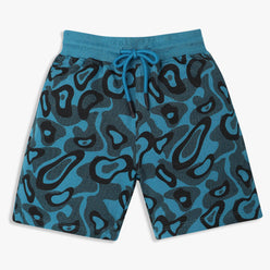 Boys Cotton All Over Print Knee Length Shorts