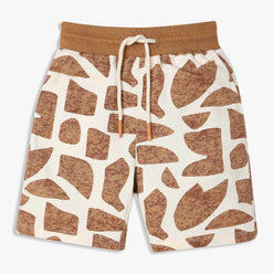Boys Cotton All Over Print Knee Length Shorts