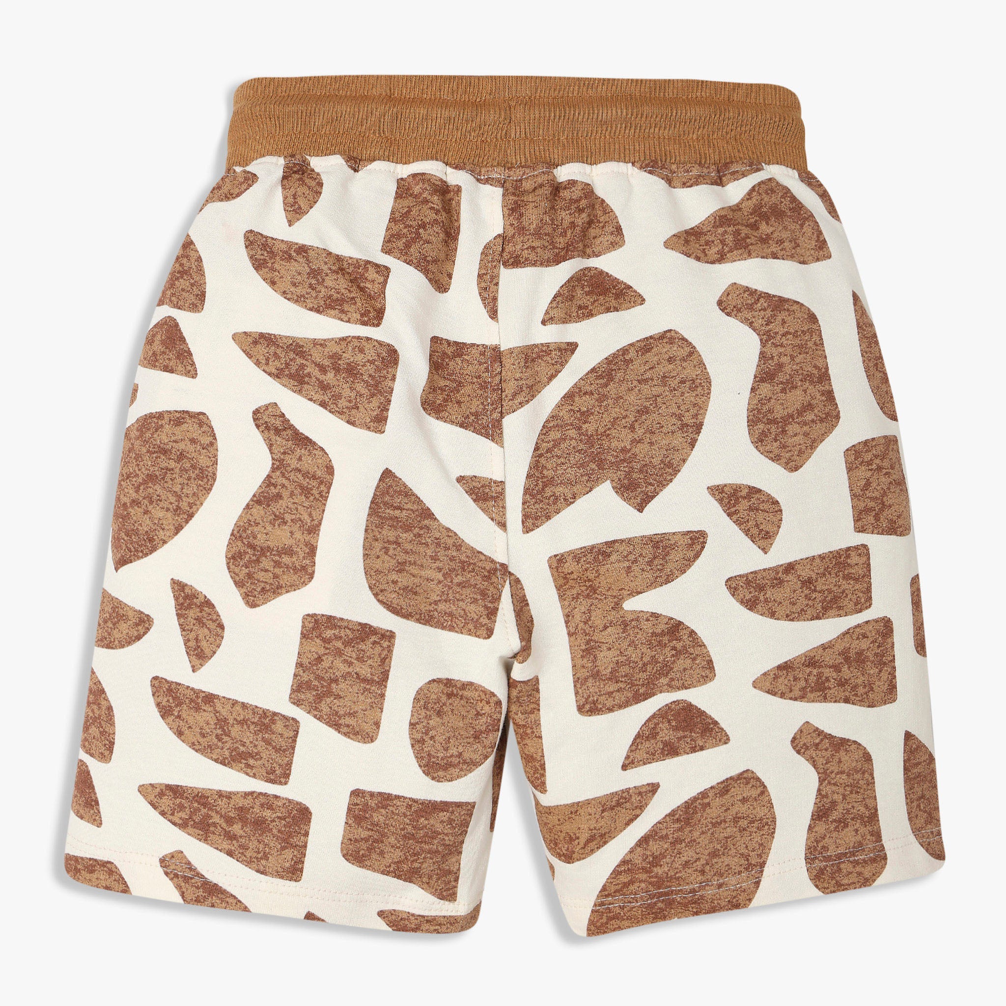 Boys Cotton All Over Print Knee Length Shorts