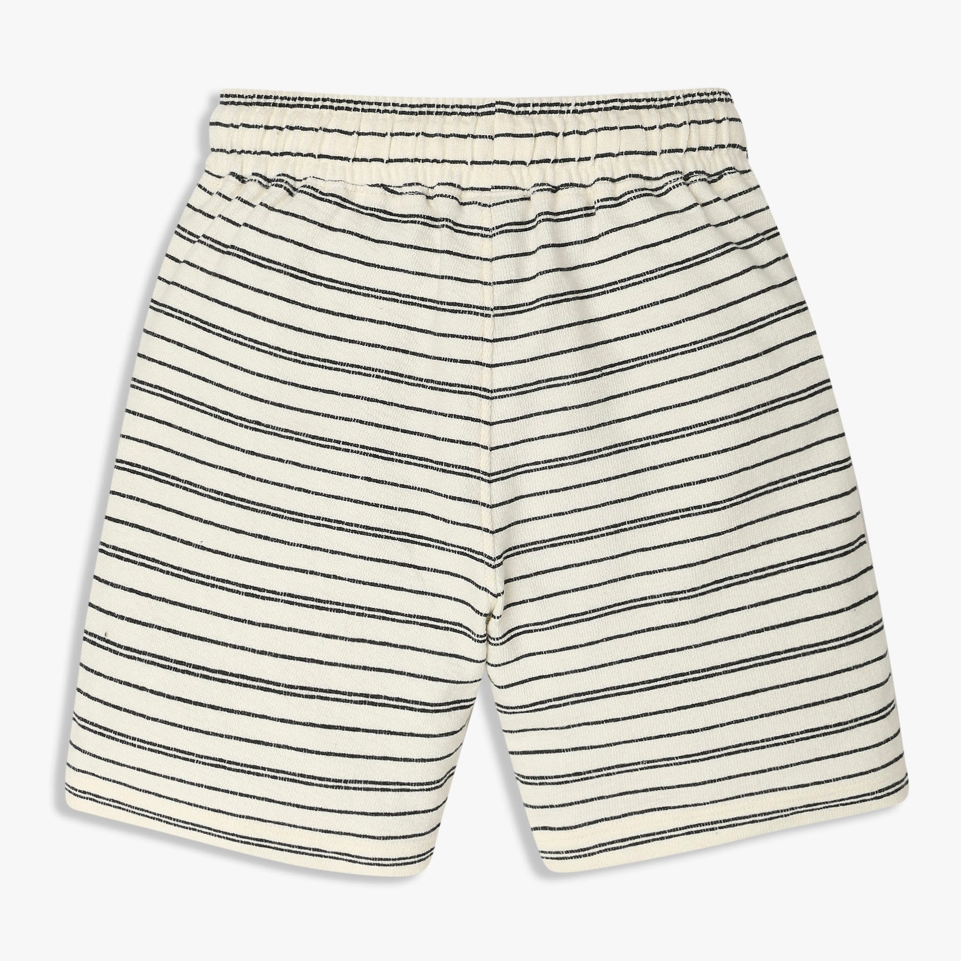 Boys Cotton Striped Knee Length Shorts