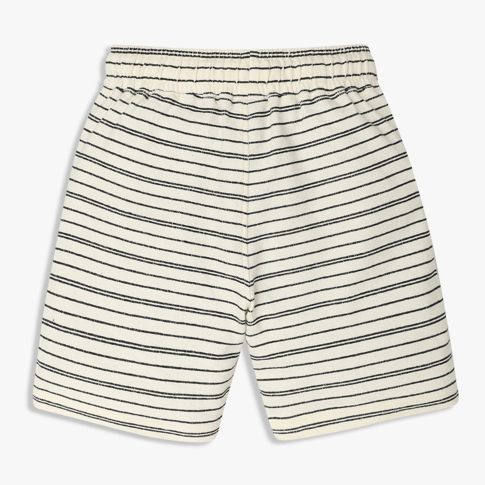 Boys Cotton Striped Knee Length Shorts