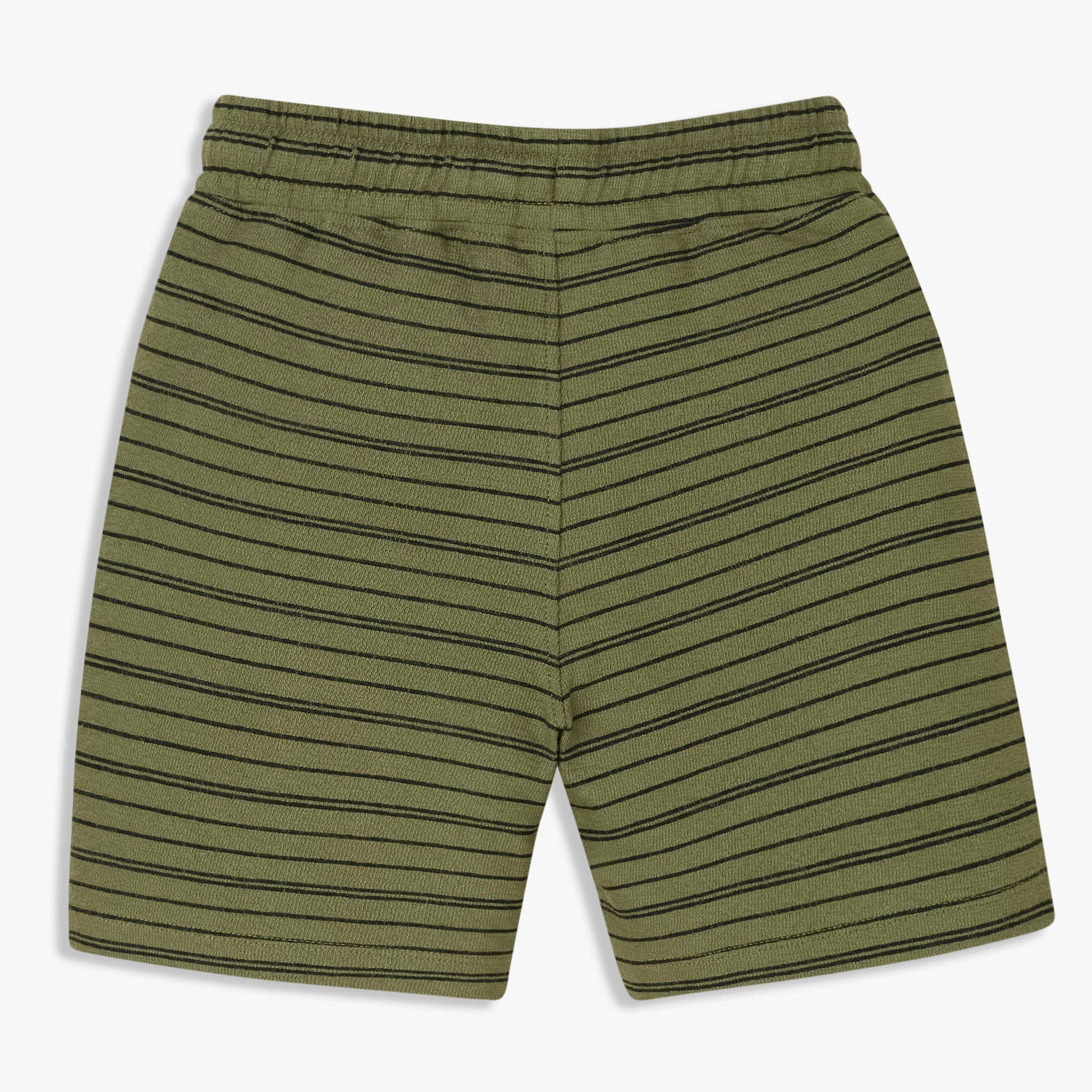 Boys Cotton Striped Knee Length Shorts