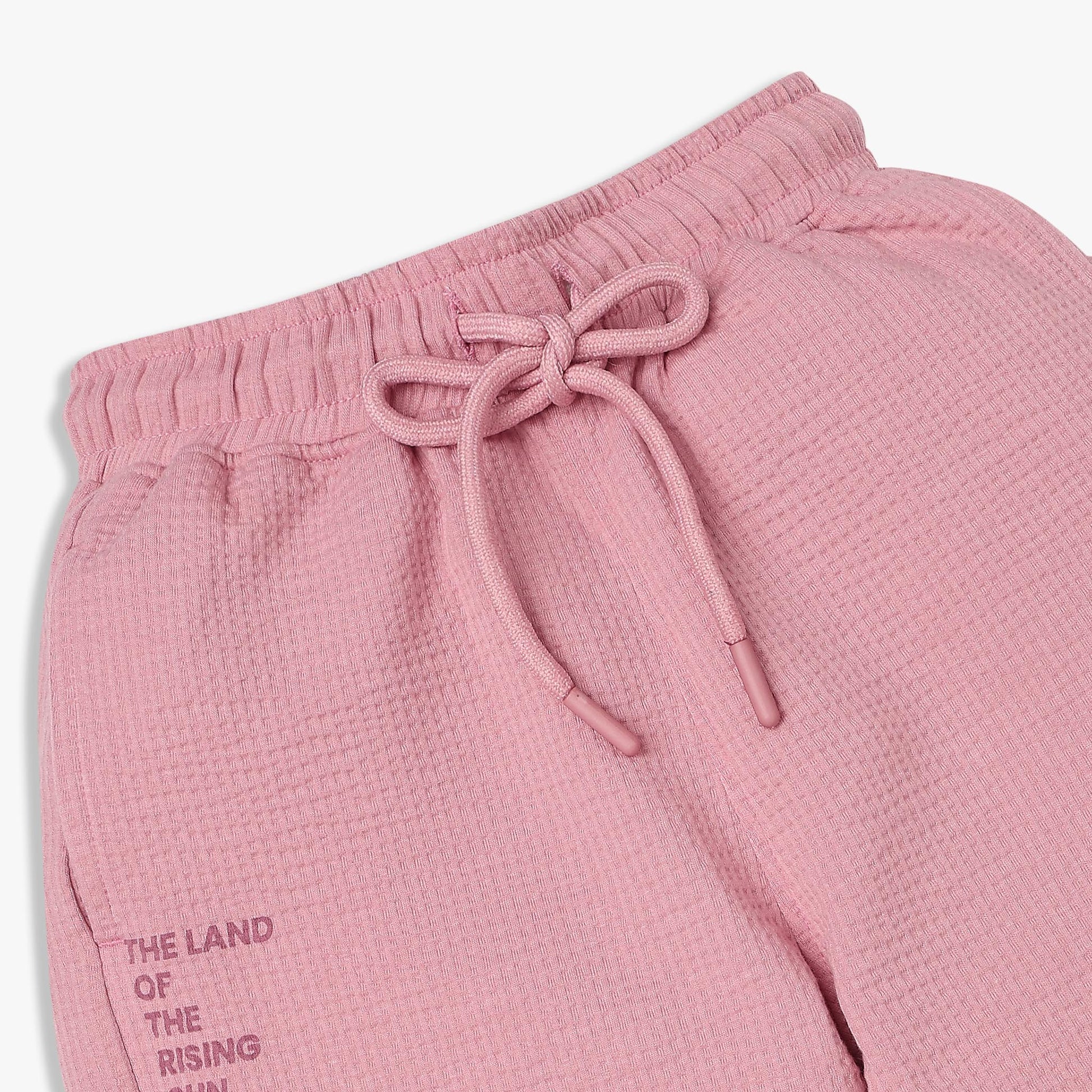 Boys Solid Knee Length Shorts