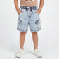 Boys Cotton Solid Casual Double Pocket Shorts